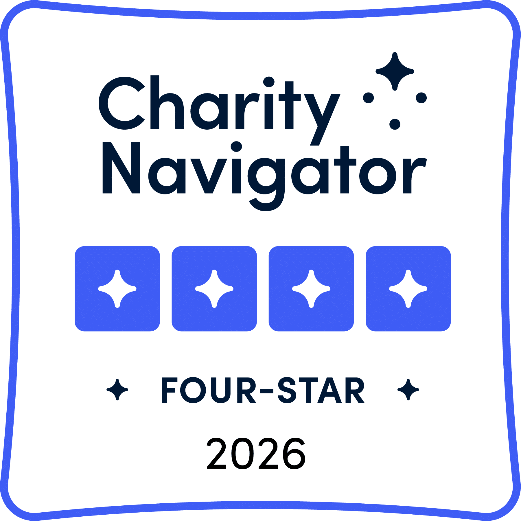 Four Star Rating Badge Transparent 2026