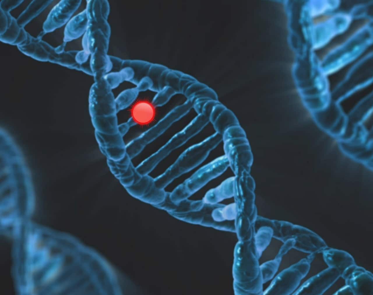 Spotting a mutation in a genetic strand