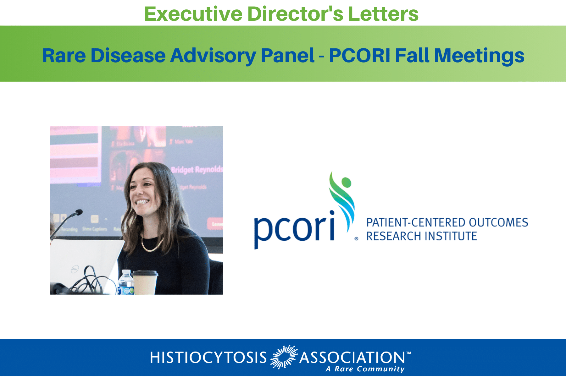 Deanna pictured at PCORI Rare Disease Advisory Panel Meeting